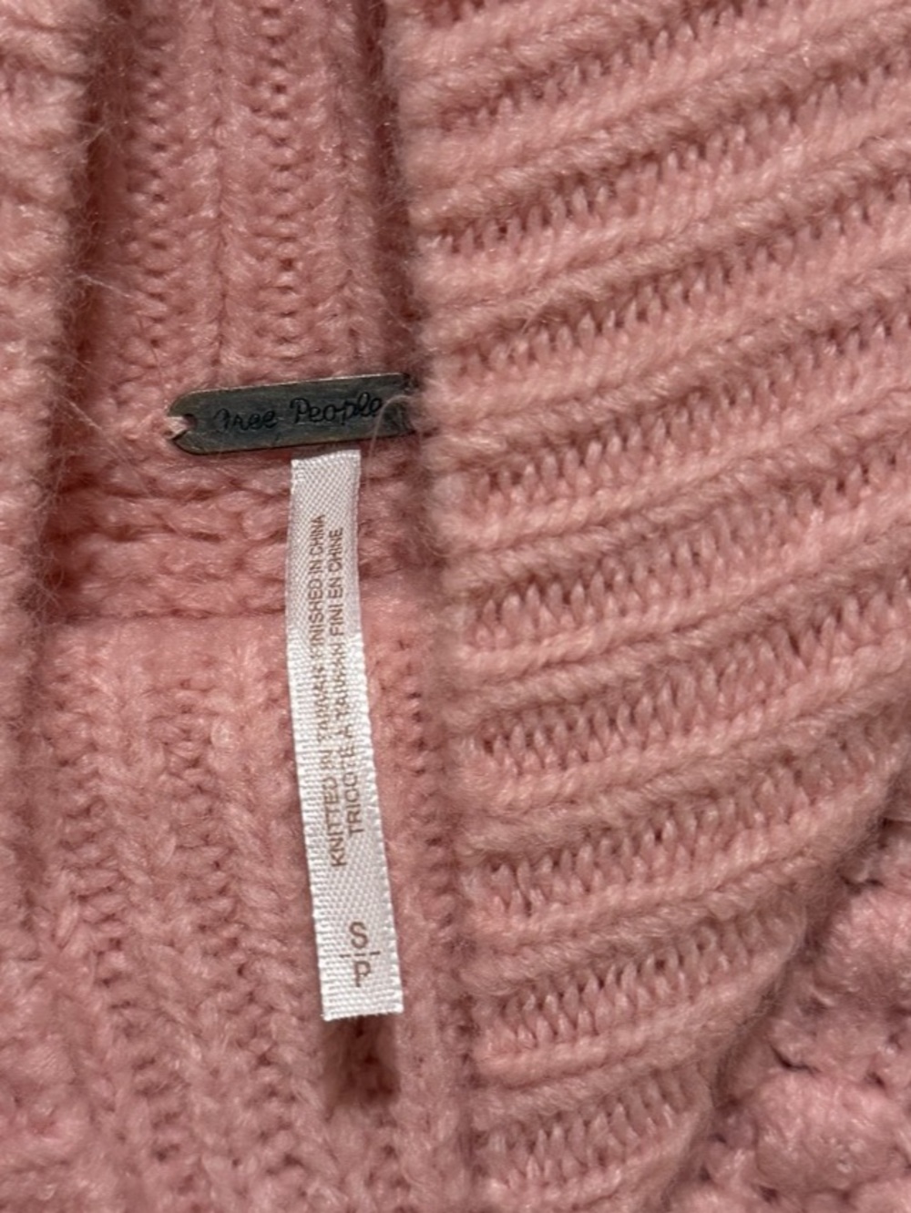 Free People Opal Rollneck Knit Sweater Pink - Picture 8 of 8